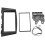 For  Swift 2011-2016 2Din Audio Panel DVD Navigation Panel Frame Car Fascias Stereo Radio Panel 2