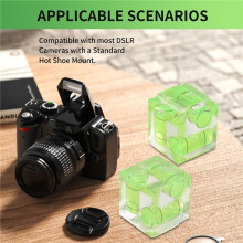 Niveau à Bulle Triple 3 Axes Compatible avec les Appareils Photo Reflex NuméRiques    (Lot de 2)