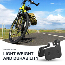 4 Pares de Pastillas de Freno de Bicicleta MTB OrgáNicas Ciclismo Bicicleta de Carretera Freno de Disco de Resina para HRD Rojo 22 B1 HRD Force