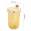 Mini humidificateur à double spray 240 ml USB jaune 2