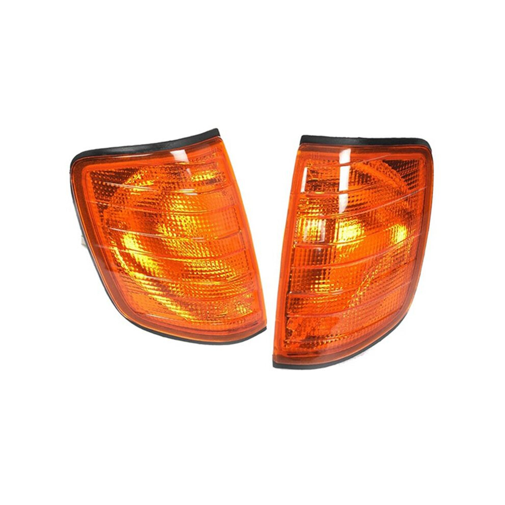 1Pair Corner Parking Lamp Turn Signal Lights For W124 E-Class 1985-1995 1248260043 1248260743 1248260143-B 4713332827981