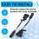 1Pair New Windshield Heated Washer Sprayer Nozzle Jet 61667110851 for - 1-Series E81 E82 E87 X3 E83 X5 E53 Z4 E85 E86 4