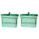 Manure Fork Replacement , Pitchfork , Horse Manure Rake, for Picking  Manure, Stable Waste Removal,Green,2pcs 1