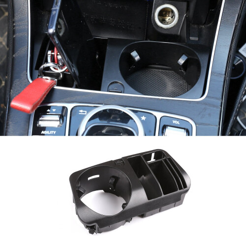 for   G Class W463 2019 2020 Front Center Console Water Cup Holder Insert Frame 1