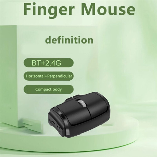 2.4G Wireless Finger Mouse 1000DPI Ring Mouse Horizontal and Vertical Use Perfect for PC Laptop Computer 1