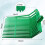 Manure Fork Replacement , Pitchfork , Horse Manure Rake, for Picking  Manure, Stable Waste Removal,Green,2pcs 6