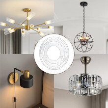 2 Pack Light Fixture Mounting Brackets, Ceiling Light Mounting Plate, Wall Light Mount Blocks with Screw and Nuts