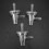 3Pcs Universal Motorcycle Right Angle Inline Fuel Filter 1/4Inch 6mm Hose Lines for 5
