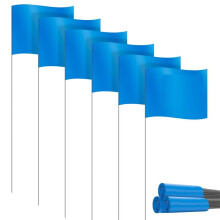 Marking Flags Flags for Lawn 30 Pack, PVC Small Flags,Marking Flags Lawn Flags, Garden Flags,Survey Flags,