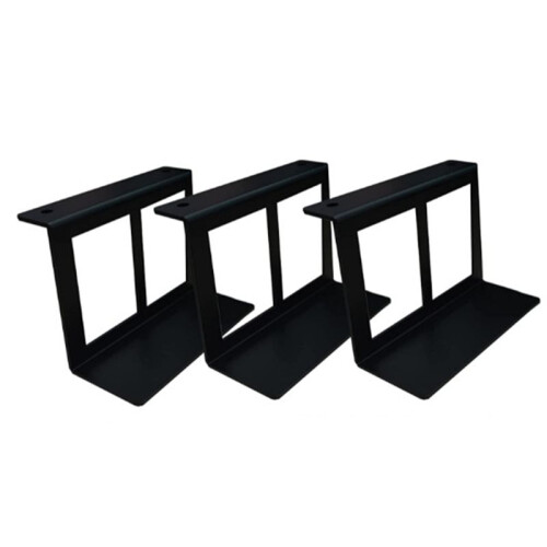 Under Desk Laptop Holder Mount Bracket with Screws Storage Tray for Notebook Computer Accessories