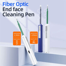 2.5+1.25mm Fiber Optic Cleaning Pen SC/FC/ST LC/MU One-Click Cleaning Fiber Cleaner Optical Fiber Connector Cleaner