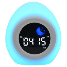 Kids Clock, Grow Clock with Sun & Moon, Sound Machine, Nap Timer, Sleep Training Clock for Toddlers, Child