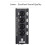 Distribuidor de Áudio XLR Balanceado 6.5TS de 1 Entrada e 4 Saídas, Compatível com Expansor Divisor de Áudio Digital e Analógico 3