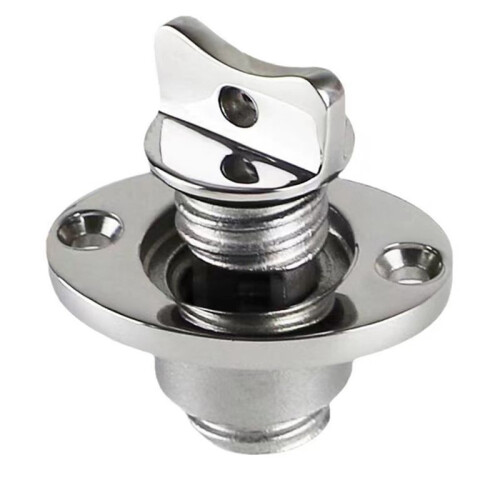 Stainless Steel Garboard Drain Plug Screw Type Transom Bung for Boat Replacement Accessories 1