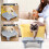 Adjustable Cat Ramp Litter Box Step Double Layer with Filter Function, Elevated Litter Box Ramp for Senior Cats Easy 7