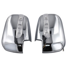 Car Door Mirror Covers with LED for Triton L200 2005-2014 Pajero Sport 2011