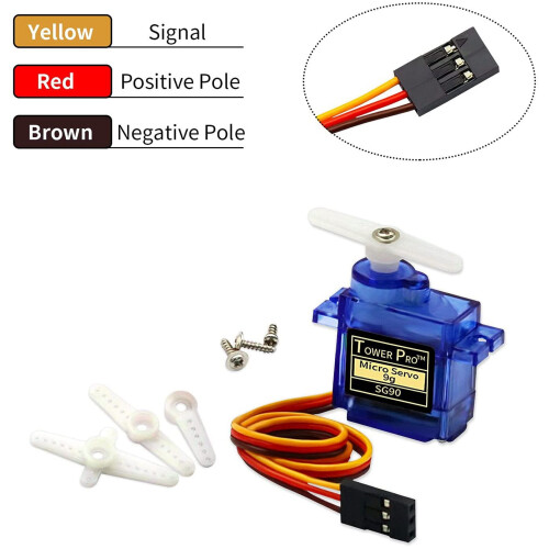 10st SG90 Micro-Servo Motor  9G för  RC Robot Helikopter Flygplan Båtkontroller 2