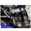 Motorcycle 22mm Handle Riser Bar Kit Height Increasing Base Height Increase and Backward Shift for 22mm Handle Black 2