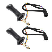 2Pcs 6 Pin 3 Button Excavator Joystick Handles Lever for Doosan DH DX150 215 225 300 370-9C
