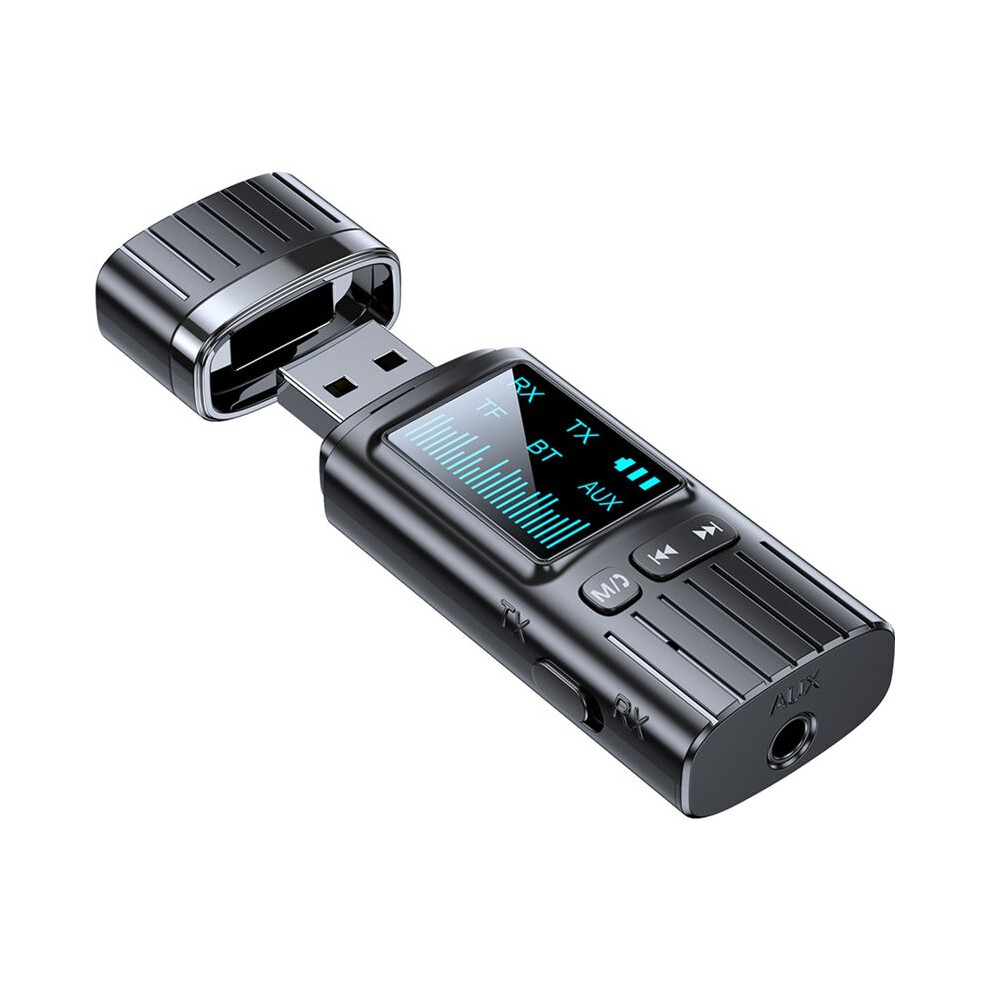 Wireless Handsfree Calling Car Kit Receiver Adapter 3.5Mm Aux Audio Receiver Support Tf Card Mp3 Player 4712405666649