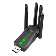 WiFi6 USB Adapter AX900 2.4G 5Ghz WiFi Bluetooth5.4 WiFi Dongle 4 Antenna MU-MIMO Wireless Card Receiver for PC/Laptop