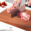 Ebony Wood Chopping Board - Antibacterial, Mildew-Proof, Double-Sided, Solid Wood Cutting Board for Kitchen Use 2