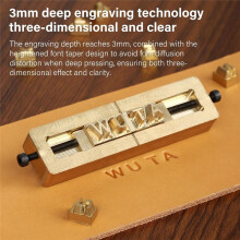 83PCS Brass Stamping Tools Flexible Letters Numbers Alphabets Symbols Characters Molds Leather Metal Stamping Tools