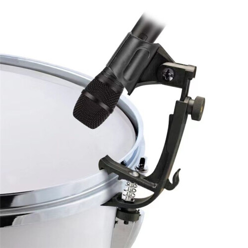 Snare Percussie Clip Zwarte Drum Microfoon Microfoon Rand Klem Houder Drum Accessoires 2