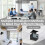 Projector Holder Stand Adjustable Projector Bracket Holder Studio Home 1/4InScrew Removable Table Mobile Projector Mount 5