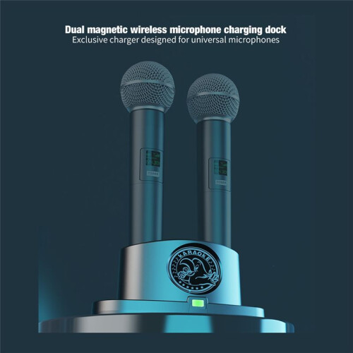Universal Wireless Microphone Charging Dock KV-Specific Home Microphone Dock Type-C Universal Magnetic Base 2