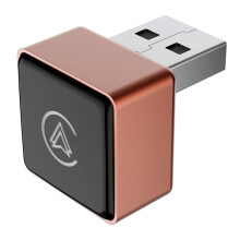 Wireless Carplay Adapter Android Auto Wireless Dongle 2in1 Portable Car Connectivity Box Gold