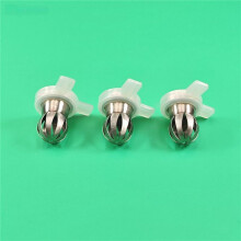 3 Pieces Nozzle Cap Flower Petals Shaped Nozzles New Spare Parts of Soft Ice Cream Machines Replacement Fittings