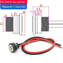 10A Magnetic Connector Power Charging Wire Magnetic Suction Contact High Current Male Terminal Plug