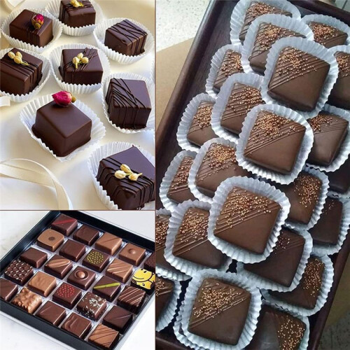 40 Cavity Rectangle Silicone Candy Molds Medium Narrow Caramel Protein Bars Baking Pan Ice  Tray