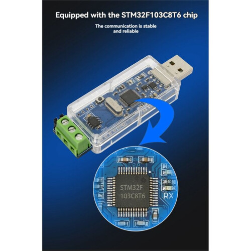 USB to CAN Communication Module USB to CAN Canbus Analyzer Adapter Onboard CAN Transceiver TJA1051T