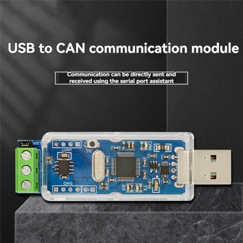 USB to CAN Communication Module USB to CAN Canbus Analyzer Adapter Onboard CAN Transceiver TJA1051T 2