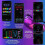 Shining Light  LED Glasses  App Programmable Display Screen Rgb Luminous Glasses for Party,Halloween 6