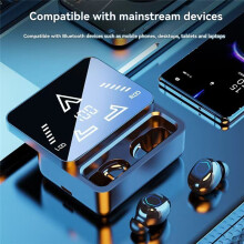 M48 Pro Language Translator Earbuds 144 Languages High Accuracy Wireless Two Way Translator Device White