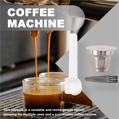 Reusable Refillable Coffee Capsule for LOR Coffee Maker Stainless Steel Filters LM8012 Machine 2