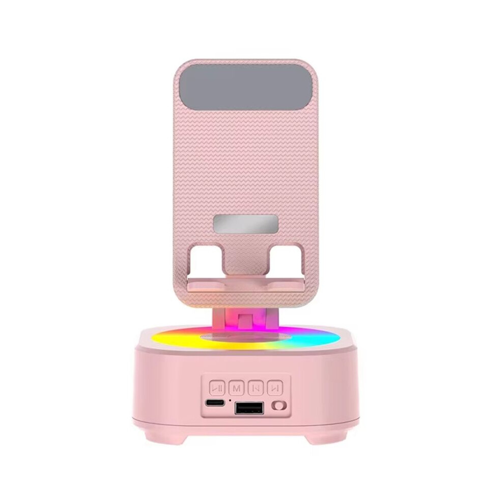 New Speaker Phone Stand Voice Charging Bank Led Color Music Box Desktop Speakers 6031602099691