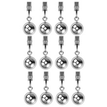 12 PCS Outdoor Curtain Weights, Flag Weights for Wind, Tablecloth Weights Heavy Duty Drapery Weights for Patio,Balcony