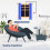 Tuya ZigBee  Curtain  2.5D RF433 Arc Glass Touch for Roller Blinds Shutters   APP Wireless Black 7