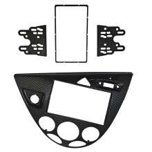 2Din Radio Fasica for Europe Fiesta/Focus 1995-2006 Stereo Panel Radio Trim Kit Face Frame Carbon Fiber Pattern