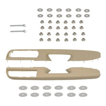 1Pair Front Door Handle Armrest Panel Repair 80994 80995 for Chevy Tahoe Silverado 2010-2014 20954878 20954886 Beige