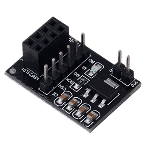 5Pcs NRF24L01 Wireless Adapter Module 3.3V New Socket Adapter Plate Board for 8Pin for  NRF24L01 Wireless Module 1