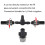 100Pcs(50 Pairs)Garden Irrigation Kit Adjustable Atomization Dripper Atomization Connection Tee Joint Water Irrigation Drip Irrigation Kit 10