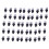 100Pcs(50 Pairs)Garden Irrigation Kit Adjustable Atomization Dripper Atomization Connection Tee Joint Water Irrigation Drip Irrigation Kit 4