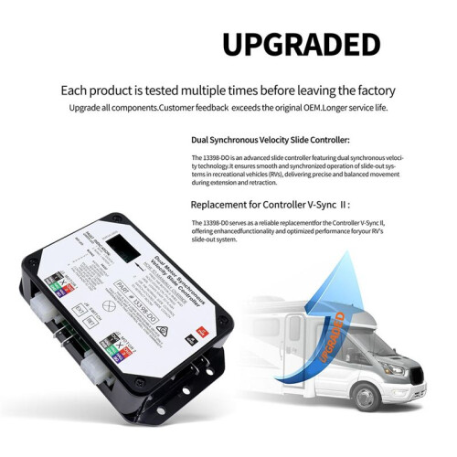 Dual Motor Synchronous Velocity Slide Controller 13398-D0 for Lippert V-Sync II 2