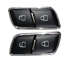 1 Par de Botões de Desbloqueio de Trava Do Painel da Porta Dianteira BB5Z-14028-da BB5T-14017-DCW para Mustang F-150 Explorer 12-19
