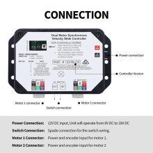 Controlador de Velocidade Deslizante Síncrono de Motor Duplo 13398-D0 para Lippert V-Sync II